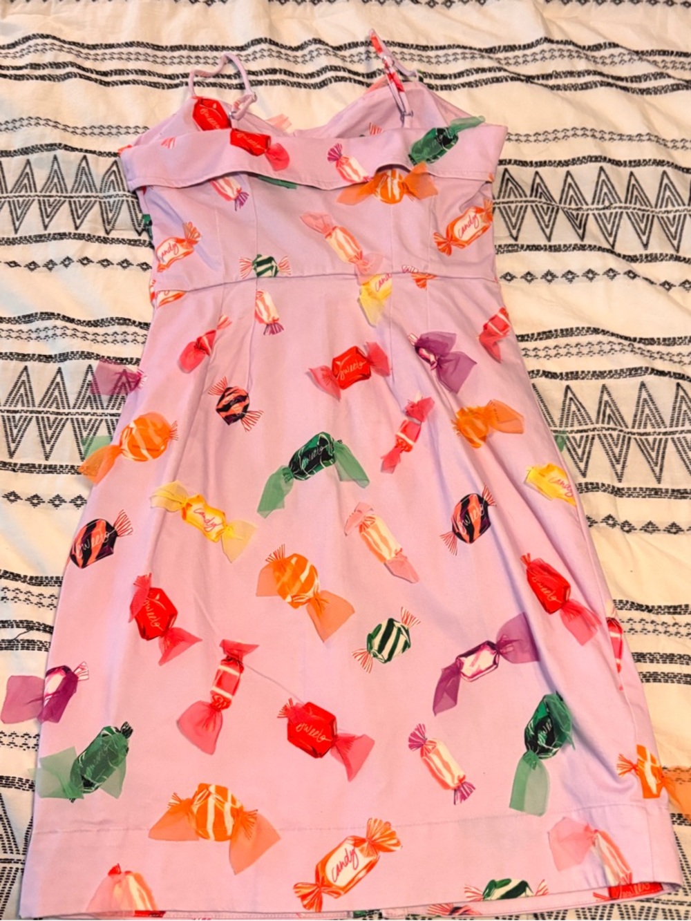 Maeve Anthropologie Printed Buttondown Mini Dress NWT Size 2 Pink “3D Candy” - Picture 6 of 15